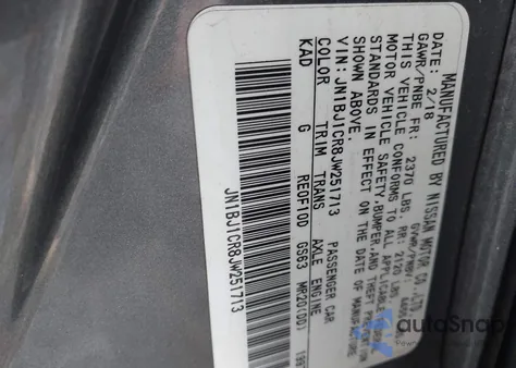 2018 Nissan Rogue Sport Sv из США, поврежденный, VIN JN1BJ1CR8JW251713